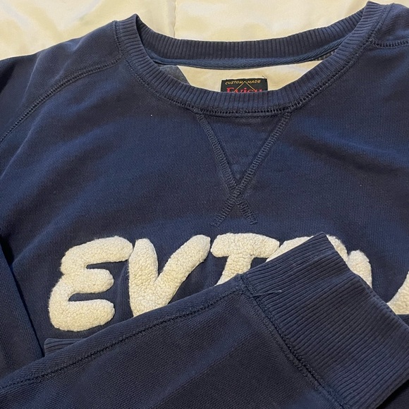 Evisu navy crewneck - Picture 6 of 6